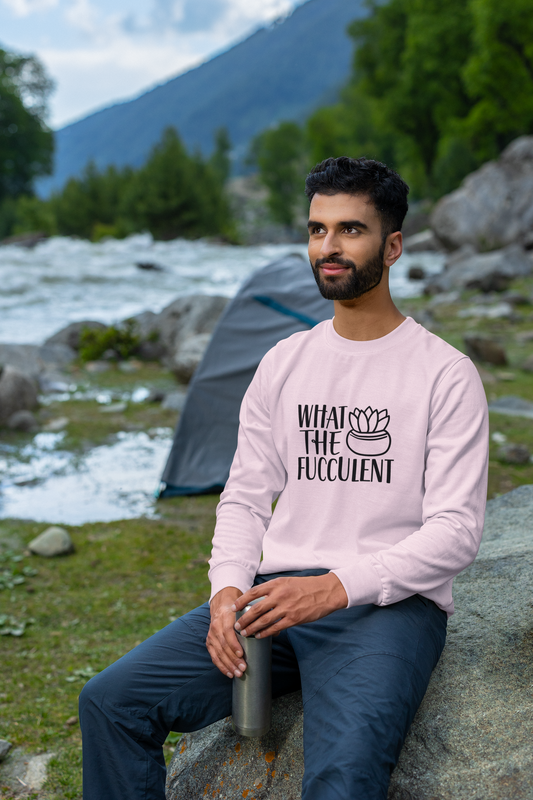 What The succulent Heavy Blend™ Crewneck Sweatshirt (Unisex)